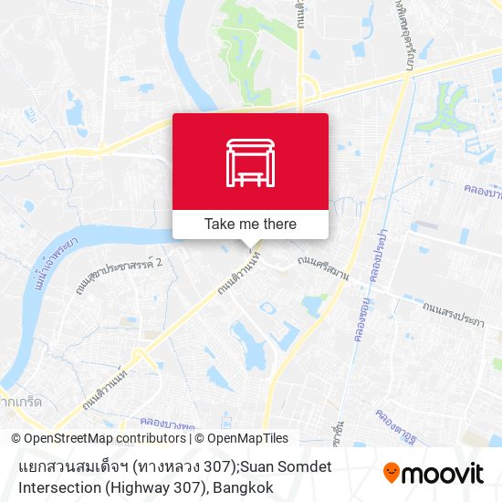 แยกสวนสมเด็จฯ (ทางหลวง 307);Suan Somdet Intersection (Highway 307) map