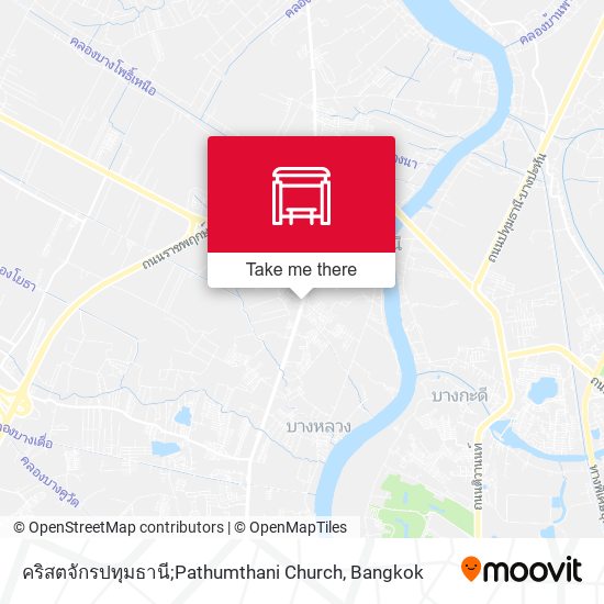 คริสตจักรปทุมธานี;Pathumthani Church map