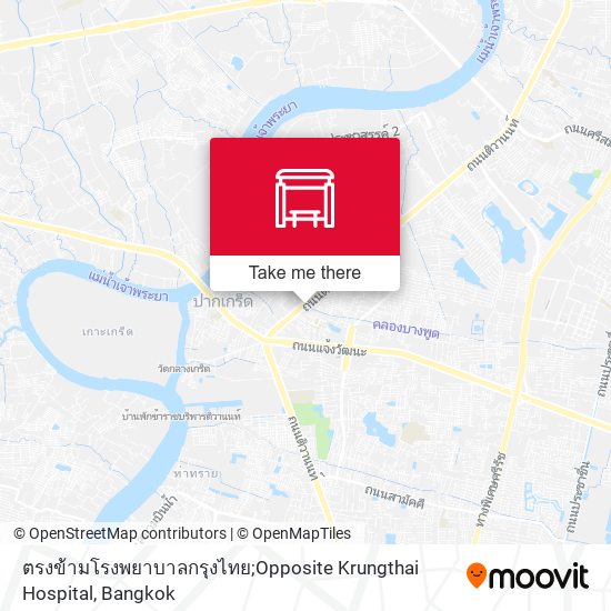 ตรงข้ามโรงพยาบาลกรุงไทย;Opposite Krungthai Hospital map