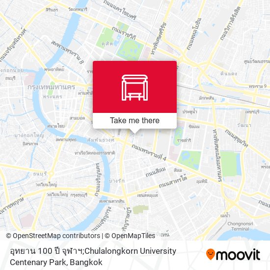 อุทยาน 100 ปี จุฬาฯ;Chulalongkorn University Centenary Park map