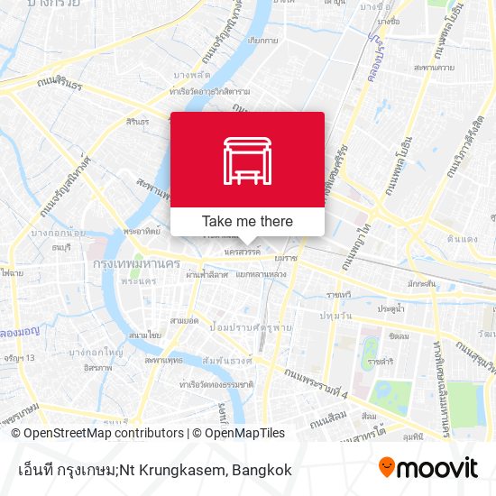 เอ็นที กรุงเกษม;Nt Krungkasem map