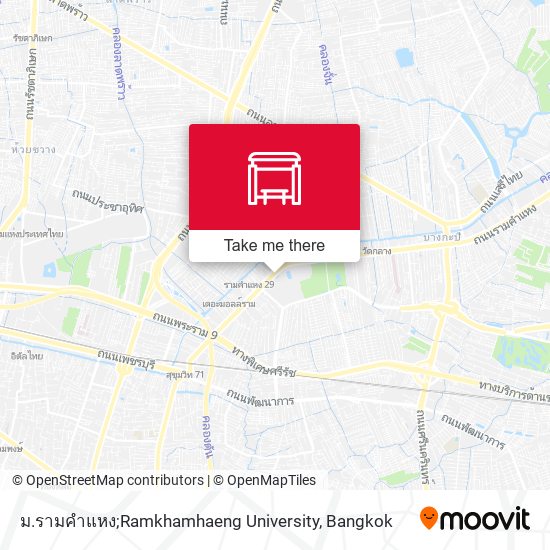 ม.รามคําแหง;Ramkhamhaeng University map
