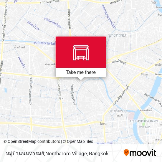 หมู่บ้านนนทารมย์;Nontharom Village map