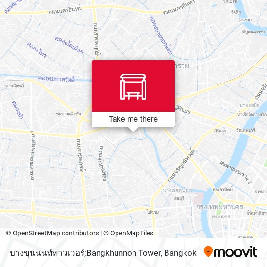 บางขุนนนท์ทาวเวอร์;Bangkhunnon Tower map