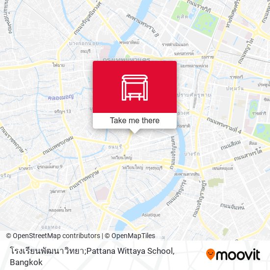 โรงเรียนพัฒนาวิทยา;Pattana Wittaya School map