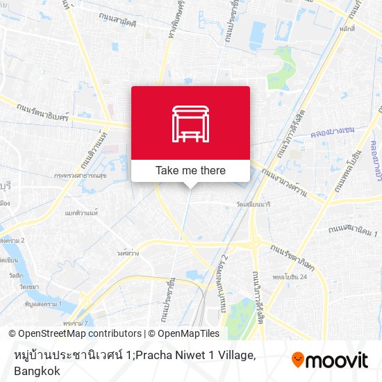 หมู่บ้านประชานิเวศน์ 1;Pracha Niwet 1 Village map