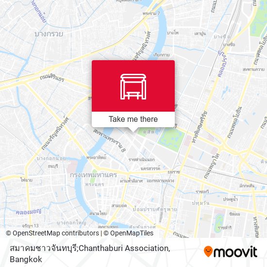 สมาคมชาวจันทบุรี;Chanthaburi Association map