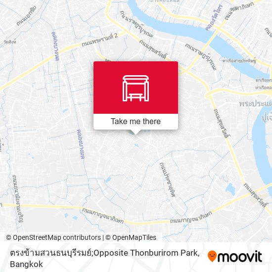 ตรงข้ามสวนธนบุรีรมย์;Opposite Thonburirom Park map