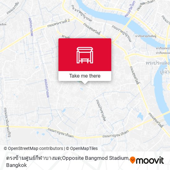 ตรงข้ามศูนย์กีฬาบางมด;Opposite Bangmod Stadium map