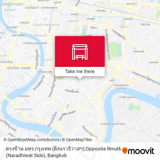 ตรงข้าม มทร.กรุงเทพ (ฝั่งนราธิวาสฯ);Opposite Rmutk (Naradhiwat Side) map