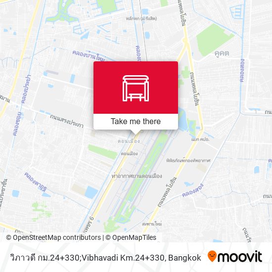 วิภาวดี กม.24+330;Vibhavadi Km.24+330 map