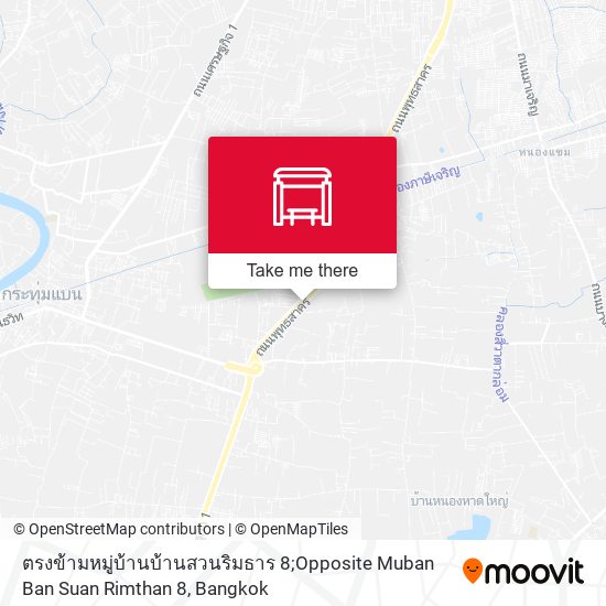 ตรงข้ามหมู่บ้านบ้านสวนริมธาร 8;Opposite Muban Ban Suan Rimthan 8 map