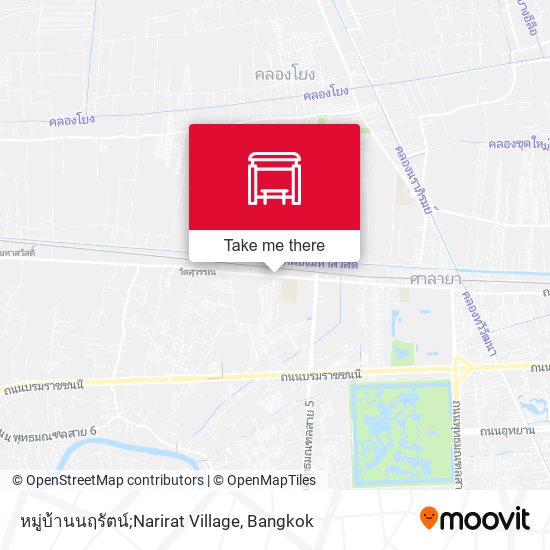 หมู่บ้านนฤรัตน์;Narirat Village map