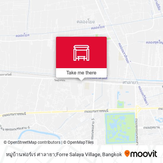 หมู่บ้านฟอร์เร่ ศาลายา;Forre Salaya Village map