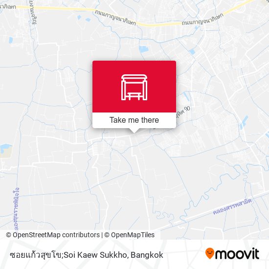 ซอยแก้วสุขโข;Soi Kaew Sukkho map