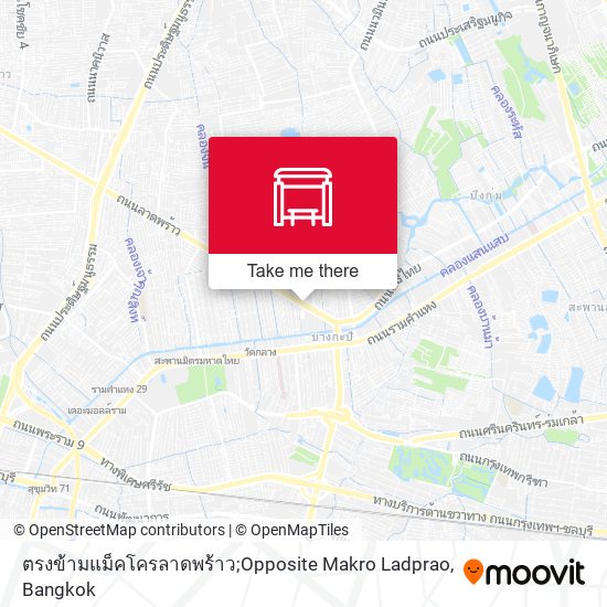 ตรงข้ามแม็คโครลาดพร้าว;Opposite Makro Ladprao map