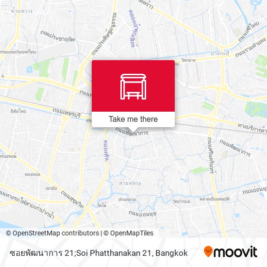 ซอยพัฒนาการ 21;Soi Phatthanakan 21 map