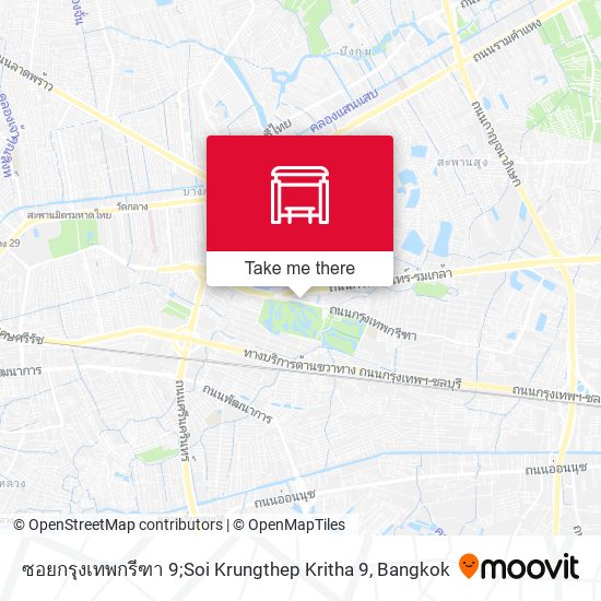 ซอยกรุงเทพกรีฑา 9;Soi Krungthep Kritha 9 map