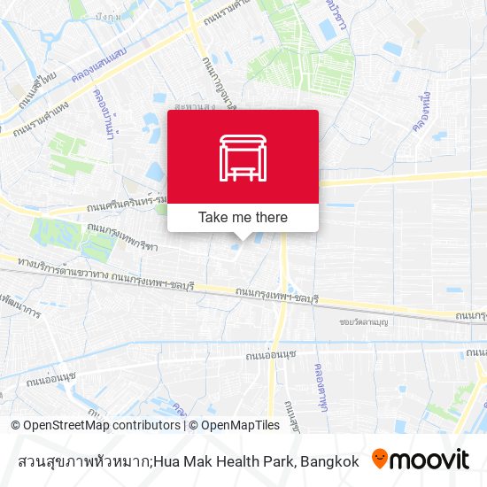 สวนสุขภาพหัวหมาก;Hua Mak Health Park map