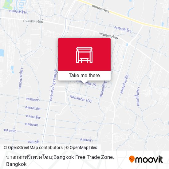 บางกอกฟรีเทรดโซน;Bangkok Free Trade Zone map