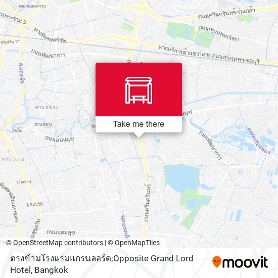 ตรงข้ามโรงแรมแกรนลอร์ด;Opposite Grand Lord Hotel map