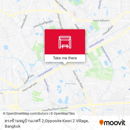 ตรงข้ามหมู่บ้านเกศรี 2;Opposite Kesri 2 Village map