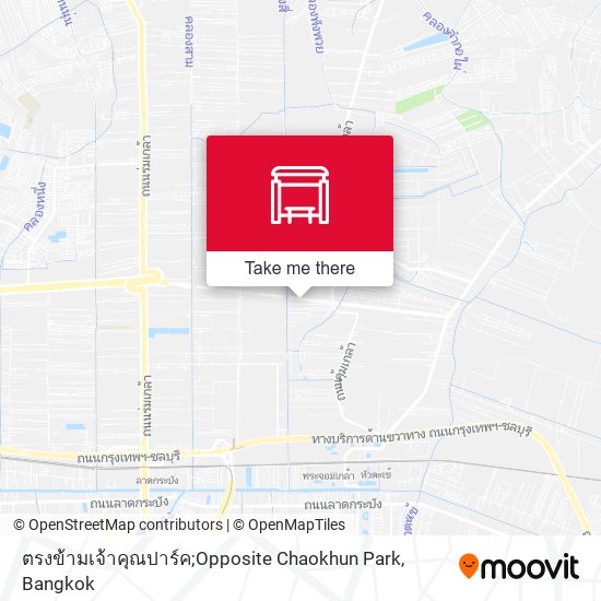 ตรงข้ามเจ้าคุณปาร์ค;Opposite Chaokhun Park map