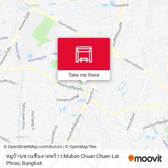 หมู่บ้านชวนชื่นลาดพร้าว;Muban Chuan Chuen Lat Phrao map