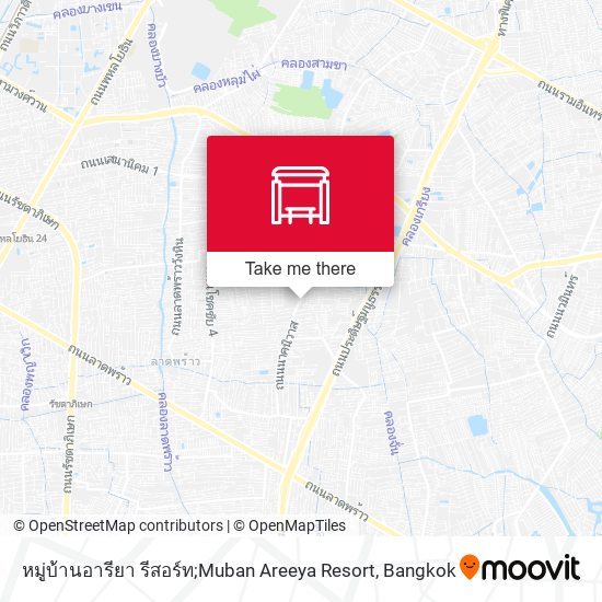 หมู่บ้านอารียา รีสอร์ท;Muban Areeya Resort map