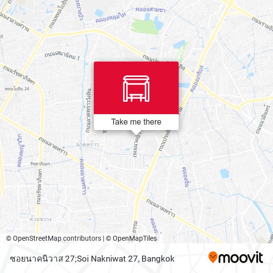 ซอยนาคนิวาส 27;Soi Nakniwat 27 map