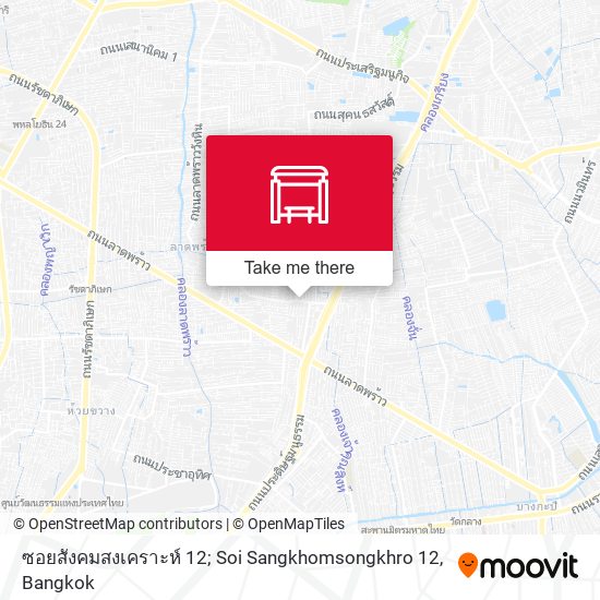 ซอยสังคมสงเคราะห์ 12; Soi Sangkhomsongkhro 12 map