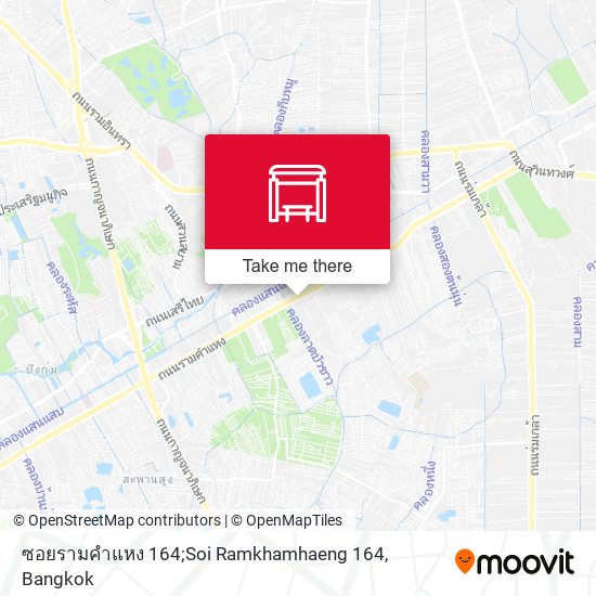 ซอยรามคำแหง 164;Soi Ramkhamhaeng 164 map