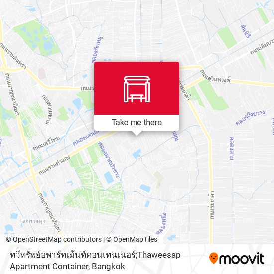 ทวีทรัพย์อพาร์ทเม้นท์คอนเทนเนอร์;Thaweesap Apartment Container map