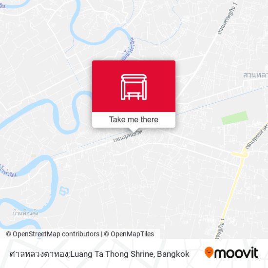 ศาลหลวงตาทอง;Luang Ta Thong Shrine map
