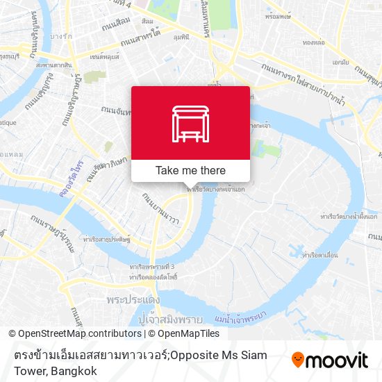 ตรงข้ามเอ็มเอสสยามทาวเวอร์;Opposite Ms Siam Tower map