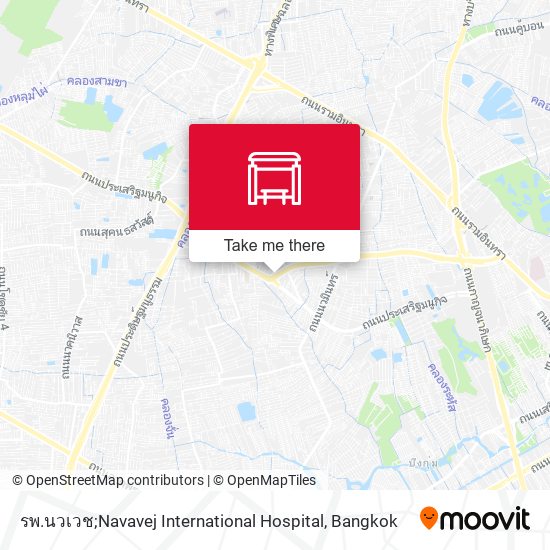 รพ.นวเวช;Navavej International Hospital map