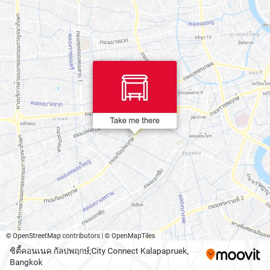 ซิตี้คอนเนค กัลปพฤกษ์;City Connect Kalapapruek map