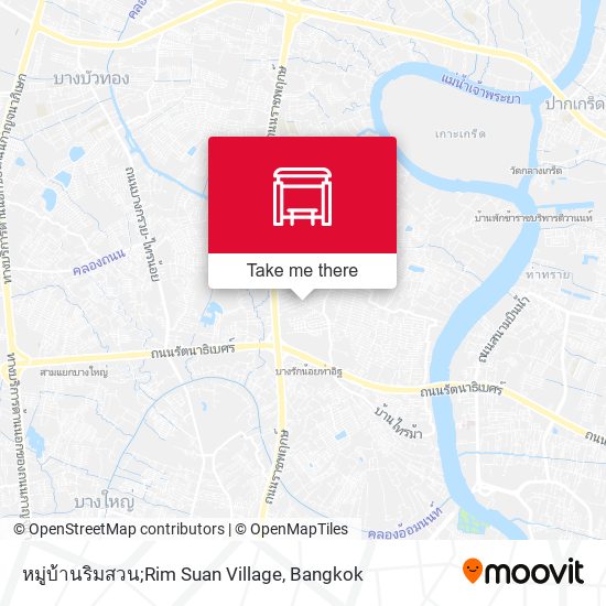 หมู่บ้านริมสวน;Rim Suan Village map