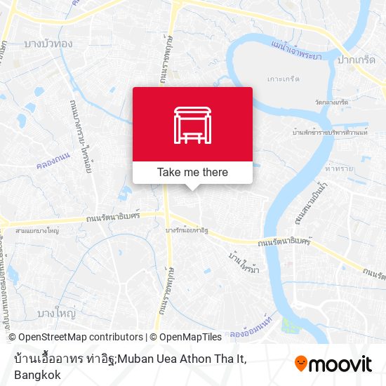 บ้านเอื้ออาทร ท่าอิฐ;Muban Uea Athon Tha It map