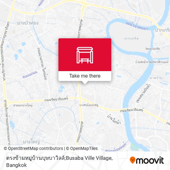 ตรงข้ามหมู่บ้านบุษบาวิลล์;Busaba Ville Village map