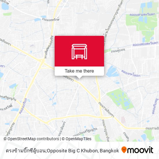 ตรงข้ามบิ๊กซีคู้บอน;Opposite Big C Khubon map