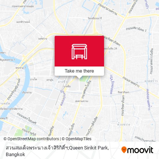 สวนสมเด็จพระนางเจ้าสิริกิติ์ฯ;Queen Sirikit Park map