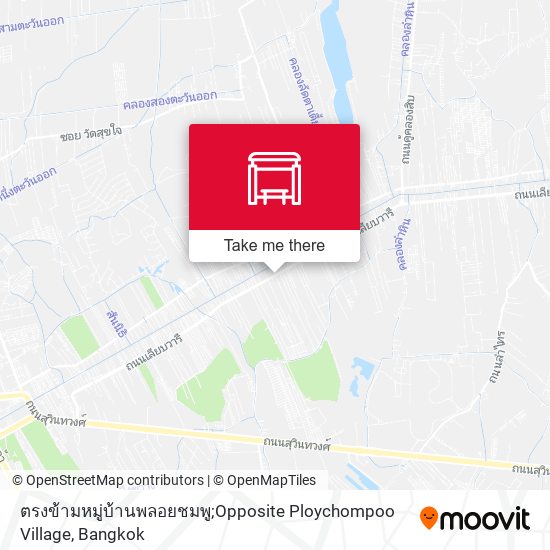 ตรงข้ามหมู่บ้านพลอยชมพู;Opposite Ploychompoo Village map