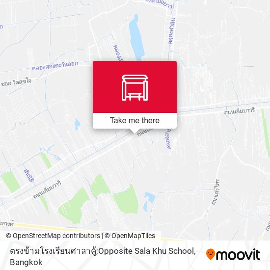 ตรงข้ามโรงเรียนศาลาคู้;Opposite Sala Khu School map