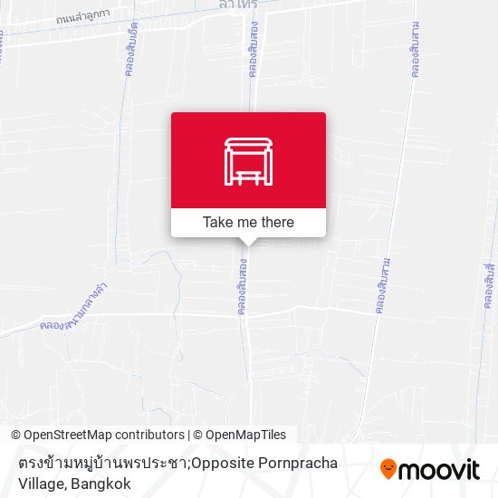 ตรงข้ามหมู่บ้านพรประชา;Opposite Pornpracha Village map