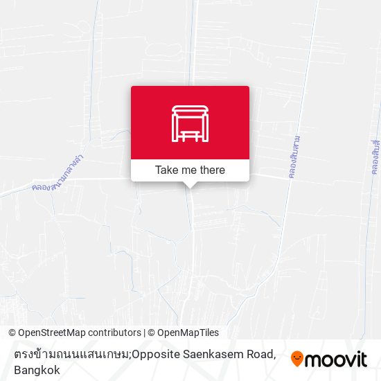 ตรงข้ามถนนแสนเกษม;Opposite Saenkasem Road map