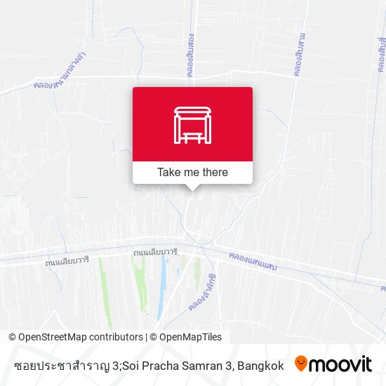 ซอยประชาสำราญ 3;Soi Pracha Samran 3 map