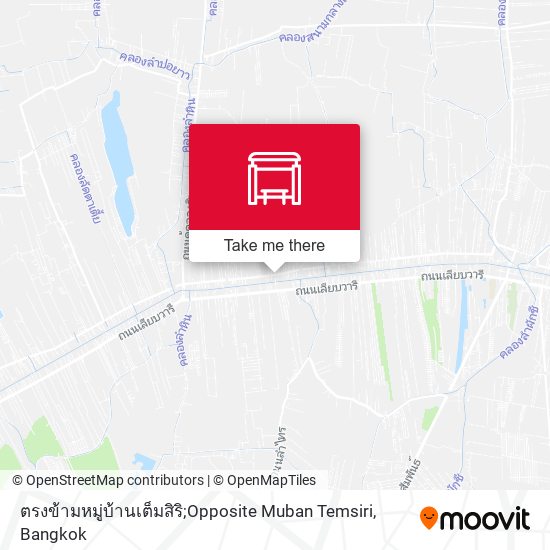 ตรงข้ามหมู่บ้านเต็มสิริ;Opposite Muban Temsiri map