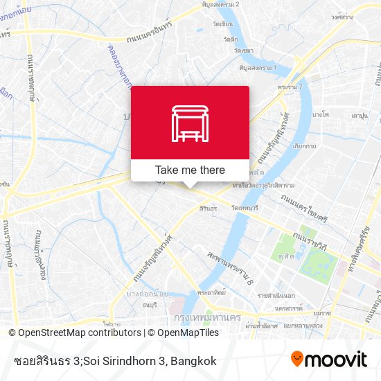 ซอยสิรินธร 3;Soi Sirindhorn 3 map