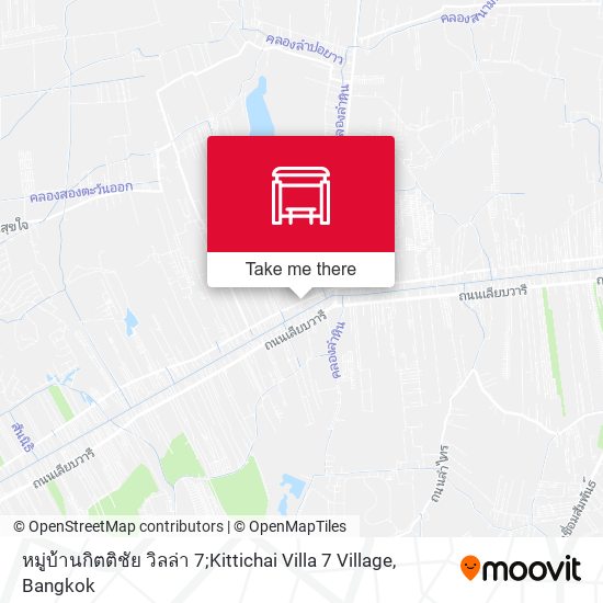 หมู่บ้านกิตติชัย วิลล่า 7;Kittichai Villa 7 Village map